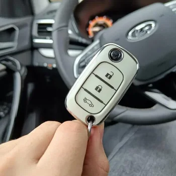 3 кнопки Чехол для ключей из ТПУ для LADA Vesta Granta XRay Kalina Priora Sedan Sport для Renault Fluence Clio Megane для Mercedes