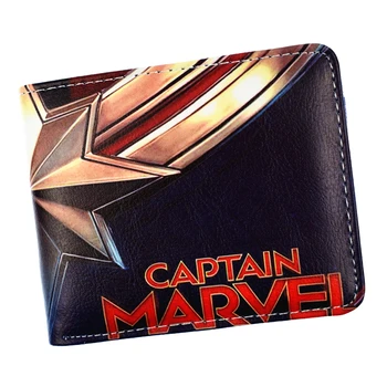Marvel Super-Heroes CAPTAIN MARVEL Кошелек Крутой дизайн Короткий кошелек для молодых