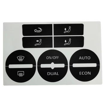 Premium Наклейки Кнопка управления переменным током Изношенный ремонтный комплект Наклейки Наклейки для GOLF Mk5 0408 Высококачественный виниловый материал