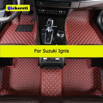 QIEKERETI Изготовленные на заказ автомобильные коврики для Suzuki Ignis 2015-2023 Автоковры Foot Coche Аксессуар