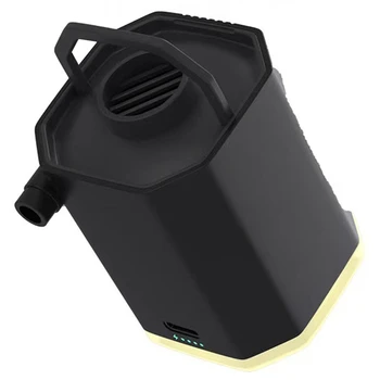 Наружный воздушный насос Открытый портативный электрический надувной насос Черный ABS для матраса Коврик Кемпинг