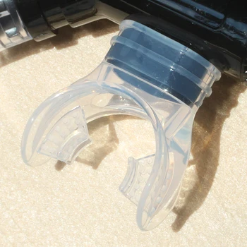 Подводный прозрачный кремний для дайвинга 2 головки регулятор мундштук для снорклинга укус силикон