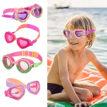 Профессиональные очки для плавания Девочка Мультфильм Очки для плавания УФ Запотевание Водонепроницаемые Очки для Плавания Для Детей Детские Подарки
