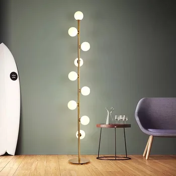 Современные светодиодные торшеры Напольные светильники для гостиной Прикроватная подсветка Светильники для домашнего декора Светильники для спальни Nordic