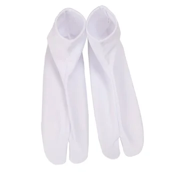 1 пара изготовленных изысканных носков для косплея на пальцах Чулки против скольжения (белые)