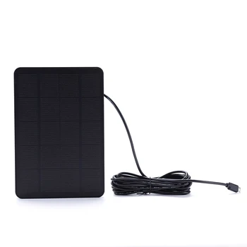 10 Вт Зарядное устройство для солнечных батарей 5 В USB Зарядка Портативные монокристаллические солнечные панели для маломощных электроприборов