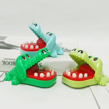 1Pcs Крокодил Зубы Дантист Игра Портативные Забавные Приколы Игрушка Настольные Игры Для Пальцев Рука Вырывает Зубы Классическая Игрушка Для Вечеринок