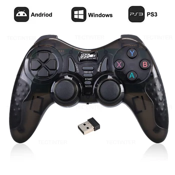 2,4 ГГц Беспроводной игровой контроллер для PS3 Аксессуары Джойстик Controle PC для Super Console X Pro / TV Box / Android Phone Gamepad