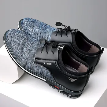 2023 Новая мужская повседневная обувь Досуг Дизайн Мужские лоферы Дышащие кроссовки Вождение плюс размер 38-52