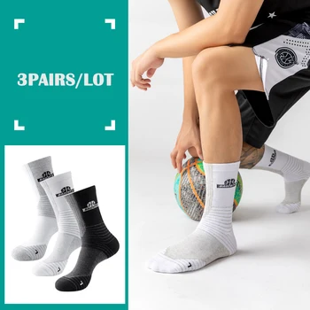 3 пары нового стиля высококачественные удобные мягкие мужские носки на открытом воздухе дышащие носки из полотенец средней трубки