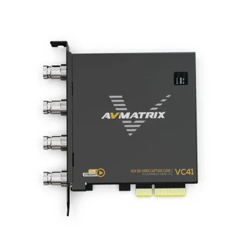 AVmatrix VC41 VC42 VC12-4K видеомикшер микшер 2-канальный SDI HDMI-совместимый 4-канальный вход 2-канальный выход PGM