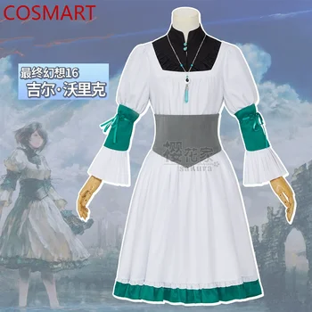 COSMART Final Fantasy 16 Джилл Уоррик Платье Косплей Костюм Cos Игра Аниме Вечеринка Униформа Хэллоуин Играть Ролевая одежда Одежда Одежда
