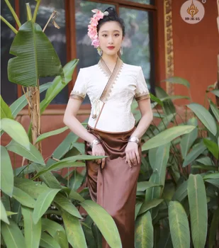 Dai Princess Одежда Dai Традиционный простой модный женский комплект