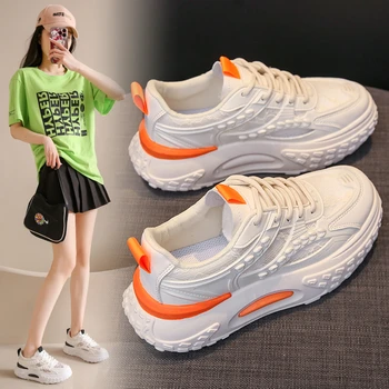 Damyuan Увеличение роста Повседневная обувь Удобная вулканизированная обувь Кроссовки больших размеров Легкие кроссовки для женщин
