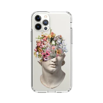 David Floral Paint Traces Custom Image Прозрачный мягкий чехол для телефона из ТПУ для Iphone 15 15pro 15pro max 15plus