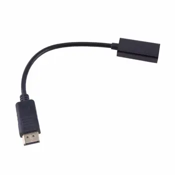DP - HDMI совместимый кабельный адаптер папа-розетка для ноутбука HP/DELL Display Port в HDMI-совместимый кабельный преобразователь