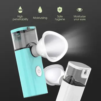 Eye Care Nano Spray Увлажняющий водяной туман Паровой отпариватель Eye Beauty Skin Face Steam Machine Распылитель для ухода за глазами