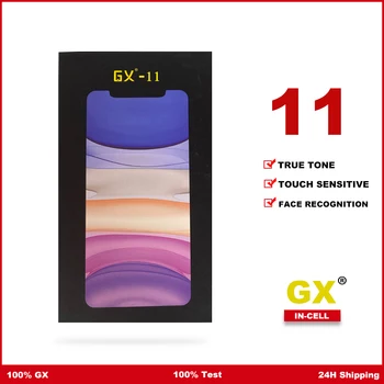  GX Экран Сенсорный Экран Дигитайзер в сборе для дисплея iPhone 11, Нет запасных частей для битых пикселей + Быстрая доставка