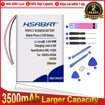 HSABAT 0 Цикл 3500 мАч Аккумулятор для замены плеера HIDIZS AP200 4 линии Высококачественный сменный аккумулятор