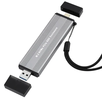 M.2 NVME Pcie SSD Корпус с USB C 3.1 Gen 2 USB3.0 на M.2 M Key HDD Корпус для 2230 2242 2260 2280
