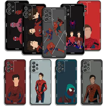 Marvel Три поколения Человека-паука для Samsung Galaxy A73 A53 A71 A51 A14 A31 A33 A22 A12 A21s A13 A32 A52s A72 A52 A23 Чехол