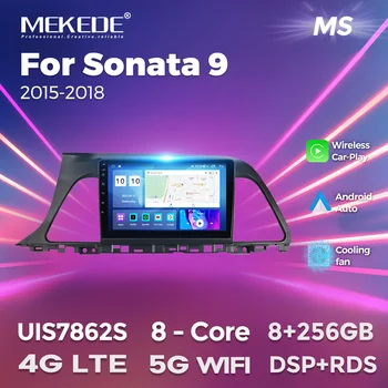 MEKEDE Android 13 для Hyundai Sonata 7 LF 9 2014 - 2017 WIFI 4G Авто Интеллектуальная Система DSP Все-В-Одном HD Экран Carplay AHD Cam