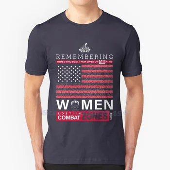 Military Women's Memorial 9 / 11 Memorial Relay Футболки и толстовки Высококачественная футболка из 100% хлопка