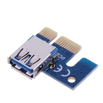 PCI E 1X Адаптер PCIe X1 на USB 3.0 Майнинг криптовалют Простая установка Устойчивость к плагинам PCIe Riser