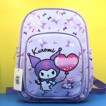 Sanrio 16-дюймовый рюкзак Японский мультфильм Hello Kitty Сумка Мягкая девочка Симпатичная школа My Melody Kawaii Рюкзак Повседневный рюкзак для девочек