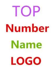 TOP- Пользовательское имя и номер