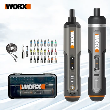 WORX WX240 WX242 4V Набор электрических отверток Ручной автоматический универсальный беспроводной прецизионный бытовой ручной электроинструмент