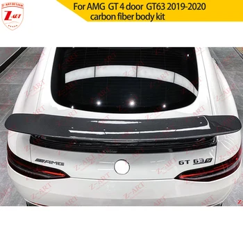 Z-ART Обвес из углеродного волокна для AMG GT 4 двери GT63 2019-2020 Тюнинг Комплект Авто Рефт Аксессуары Обновление Ветровой спойлер Комплект