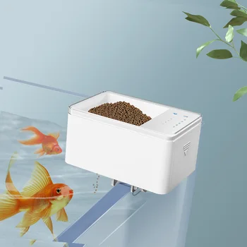  Автоматическая кормушка для рыбы Умный цифровой дозатор корма для рыб Таймер Кормушка для рыбы 70 мл Автоматическая подача на батарейках для аквариумов