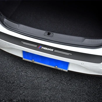  Автомобильная наклейка Дверь Углеродное волокно Багажник Украшение для общественных TIGUAN Автоаксессуары