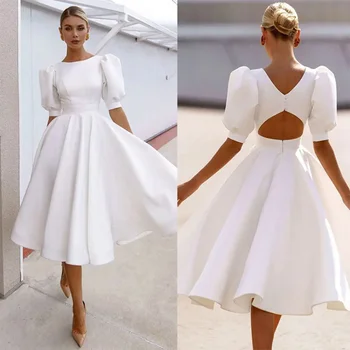  Белые осенние свадебные платья для женщин Одежда 2022 Осень Сексуальные Vestidos Vestidos Party Элегантное облегающее платье Косплей Костюмы