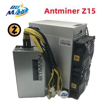 Бесплатная доставка Antminer Z15 420K/Soul с блоком питания Алгоритм Equihash ZEC Bitcoin Miner Майнинговая машина Антимайнер Asic Zcash Miner