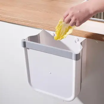  Ванная комната Кухня Хранение отходов Складной мусорный бак с выдвижным ящиком Дверца шкафа Подвесной мусорный бак Мусорное ведро Складной мусорный бак