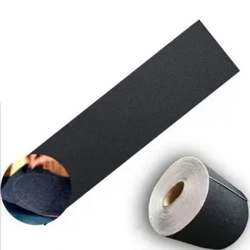  Высокопрочная водонепроницаемая наждачная бумага для скейтборда с сопротивлением разрыву Профессиональная черная наждачная бумага для скейтборда Наждачная бумага Захватная лента