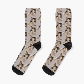 Грустный кот Большой палец вверх Носки носки на Рождество Рождественские носки аниме Чулки мужские носки для мальчиков Женские