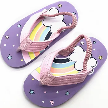 Детские тапочки Обувь для малышей Шлепанцы Сандалии для малышей с задним ремешком Водная обувь для мальчиков и девочек для пляжа и бассейна