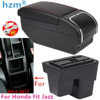 Для Honda WRV Подлокотник Для Honda Jazz / Fit Автомобильный подлокотник 2014 - 2020 Детали для модернизации Внутренний ящик для хранения 9USB
