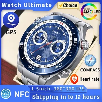  для Huawei WATCH Ultimate Smartwatch Bluetooth-звонок Мониторинг сердечного ритма Мониторинг сна Умные спортивные часы IP68 Водонепроницаемый браслет