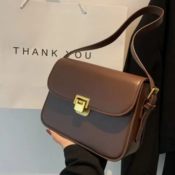 Женская кожаная сумка через плечо 2023 Trend Brand Маленькие квадратные сумки Дизайнерская сумка Модные сумки-мессенджерыСумки из тофу