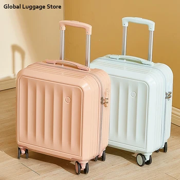  Женский чемодан небольшого размера 18 дюймов / 20 дюймов модный чехол для тележки для путешествий