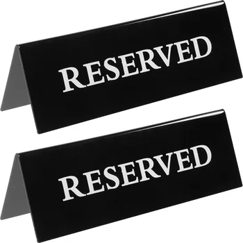 Зарезервированные знаки Табличка Акриловое бронирование Свадебная карта Место для сидения Палатка Ресторан Зал Стул Имя гостя Конференция