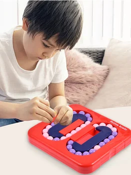 Игрушка-лабиринт из плоских бусин вращающаяся забавная ранняя развивающая игрушка для ребенка