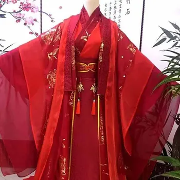 Индивидуальный винтажный костюм королевы для косплея для женщин негабаритные китайские традиционные свадебные комплекты ханьфу большой размер 5XL для женщин