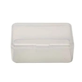 Квадратный портативный многоцелевой дисплей Пыленепроницаемый Защитный Маленькие ювелирные изделия Прозрачная пластиковая коробка для хранения