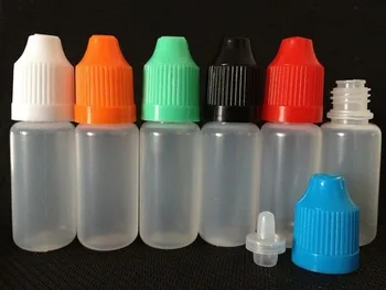  красочные 100 шт. 50 мл пустые пластиковые бутылки-капельницы с крышками для бутылок с защитой от детей Кончики игл