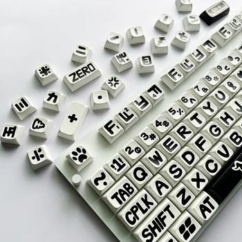 Креативные колпачки для клавиш 108 клавиш Колпачок для граффити XDA Профиль PBT Колпачки для клавиш Mx Switch Механическая клавиатура Пользовательские милые аниме Колпачки клавиш
